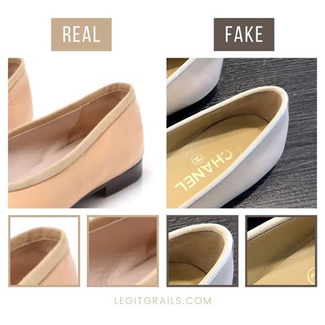 chanel ballet flats real vs fake|are chanel shoes good quality.